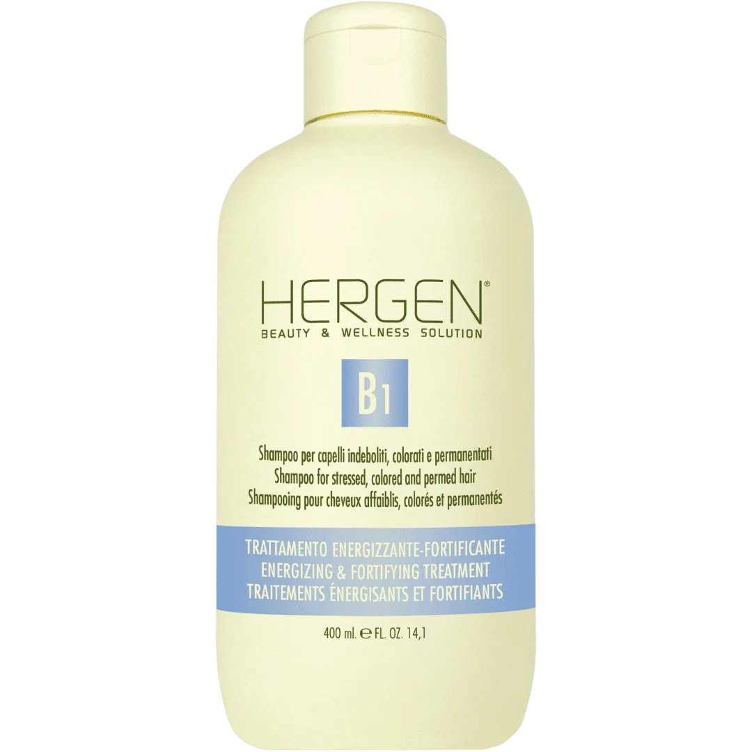 bes-hergen-b1-shampoo-energy-weakened-hair-400ml | Асоціація майстрів стилістів Mega-Star Шампунь BES Hergen B1 Energizing & Fortifying, 400 мл – базовий очищувальний засіб групи BES Hergen Blue