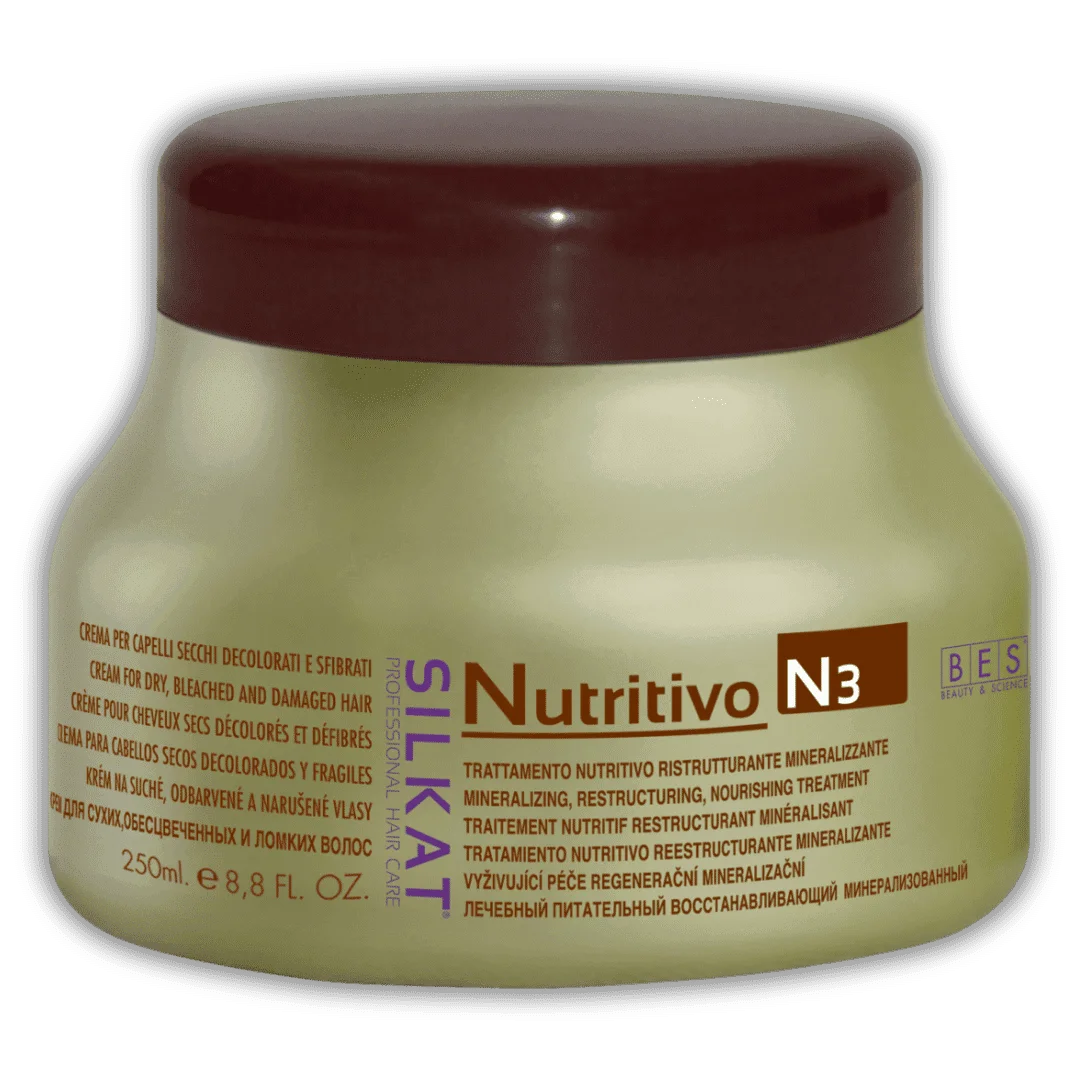 BES Silkat Nutritivo N3: крем-компрес для сухого волосся, 250 мл