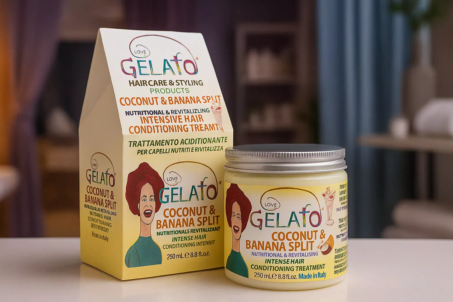 Маска Gelato "Banana & Cocco" BES - для сухого волосся