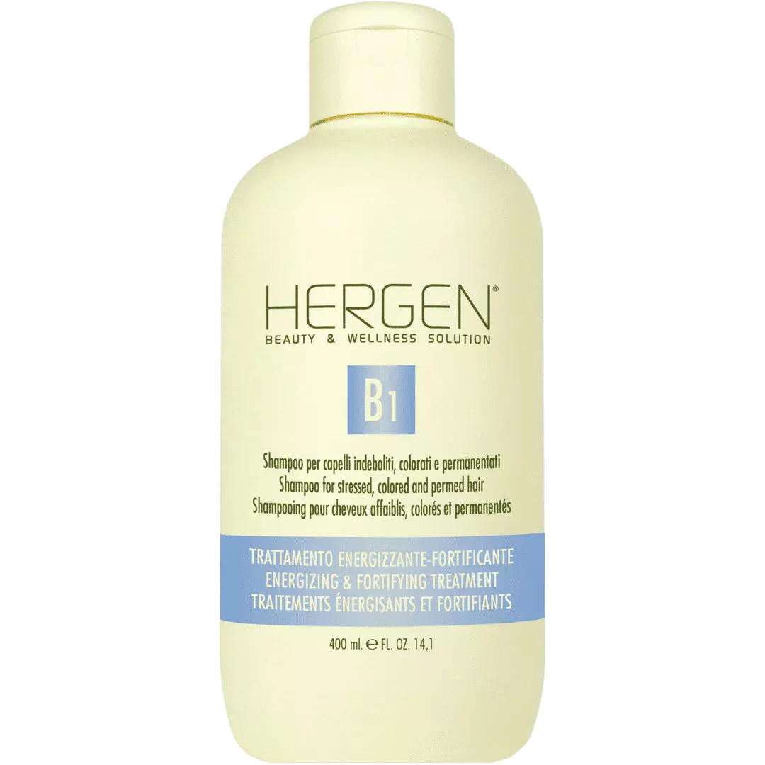 bes-hergen-b1-shampoo-energy-weakened-hair-400ml | Асоціація майстрів стилістів Mega-Star Шампунь BES Hergen B1 Energizing & Fortifying, 400 мл – базовий очищувальний засіб групи BES Hergen Blue