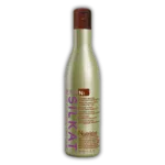 Bottle of Silkat N1 professional hair care shampoo, beige bottle with brown cap, 300 ml
